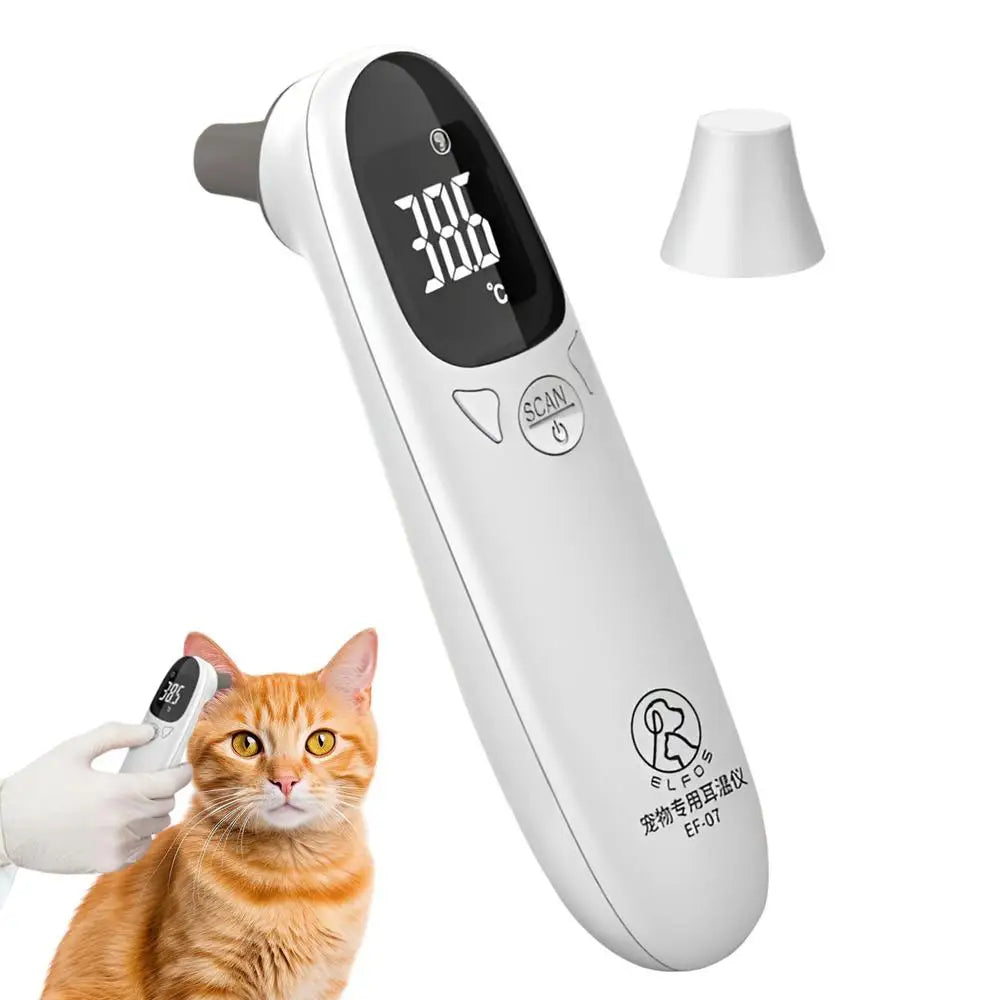 Pet Dog Cat Ear Digital Thermometers Pet Thermometers Animal Measuring Non-Contact Electronic Highly Accurate Pet Supplies
