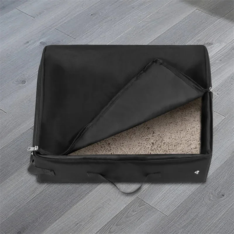 Foldable Cat Litter Box Portable Folding Pet Supplies Dog Toilet Doghouse Waterproof Cat Litter Box for Travel Home Outdoor Car