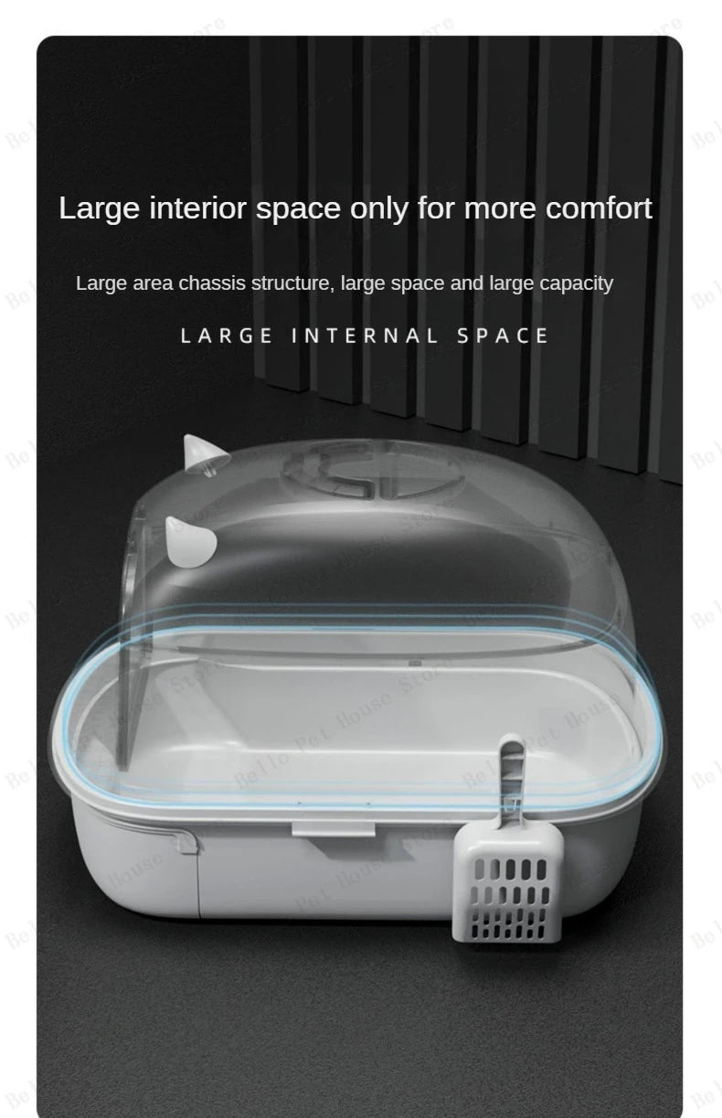 Extra Large Odor-proof Cat Litter Box Fully Enclosed Cat Toilet Foldable Storage Drawer-style Cat Litter Box Pet Supplies