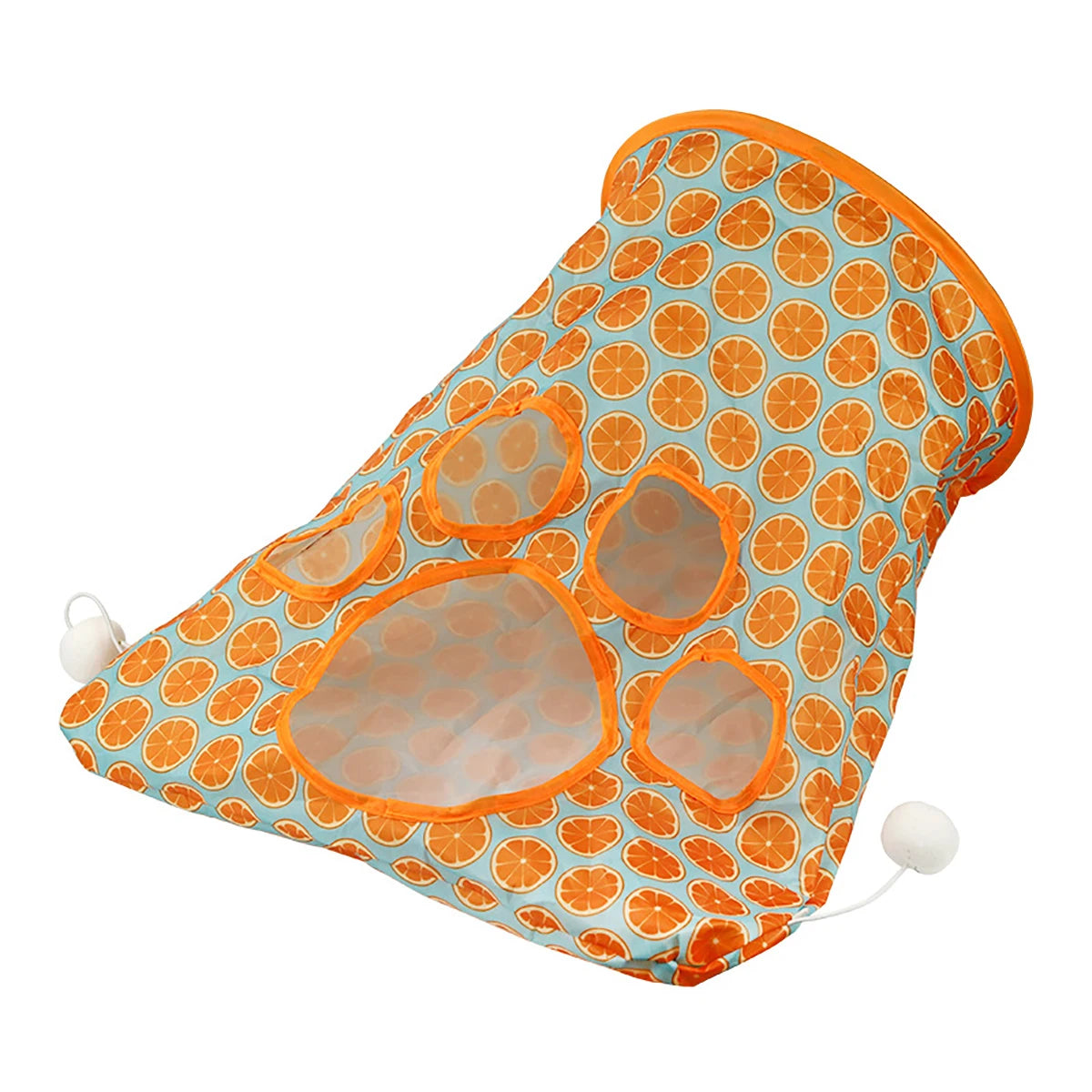 Cat Toys Drilling Bag Teaser Cat Stick Collapsible Cat Tunnel Rattling Paper Chewable Hairball Cat Toys