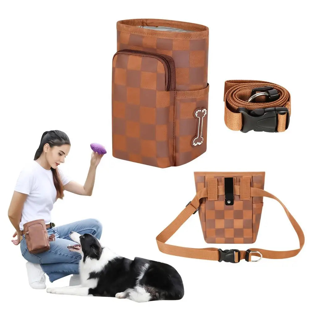 Magnetic buckle dog treat training pouch Waist Pouch Dog Accessories For Dog Outdoor Training Snack Training Obedience Bag