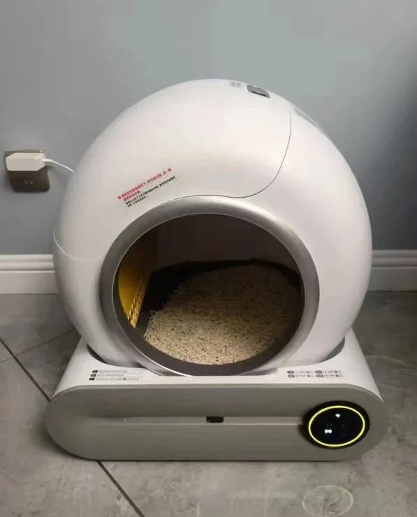 Smart Cat Litter Box for Pets Automatic Cleaning Electric Large Deodorizing Cat Toilet Fully Enclosed Automatic Cat Litter Box