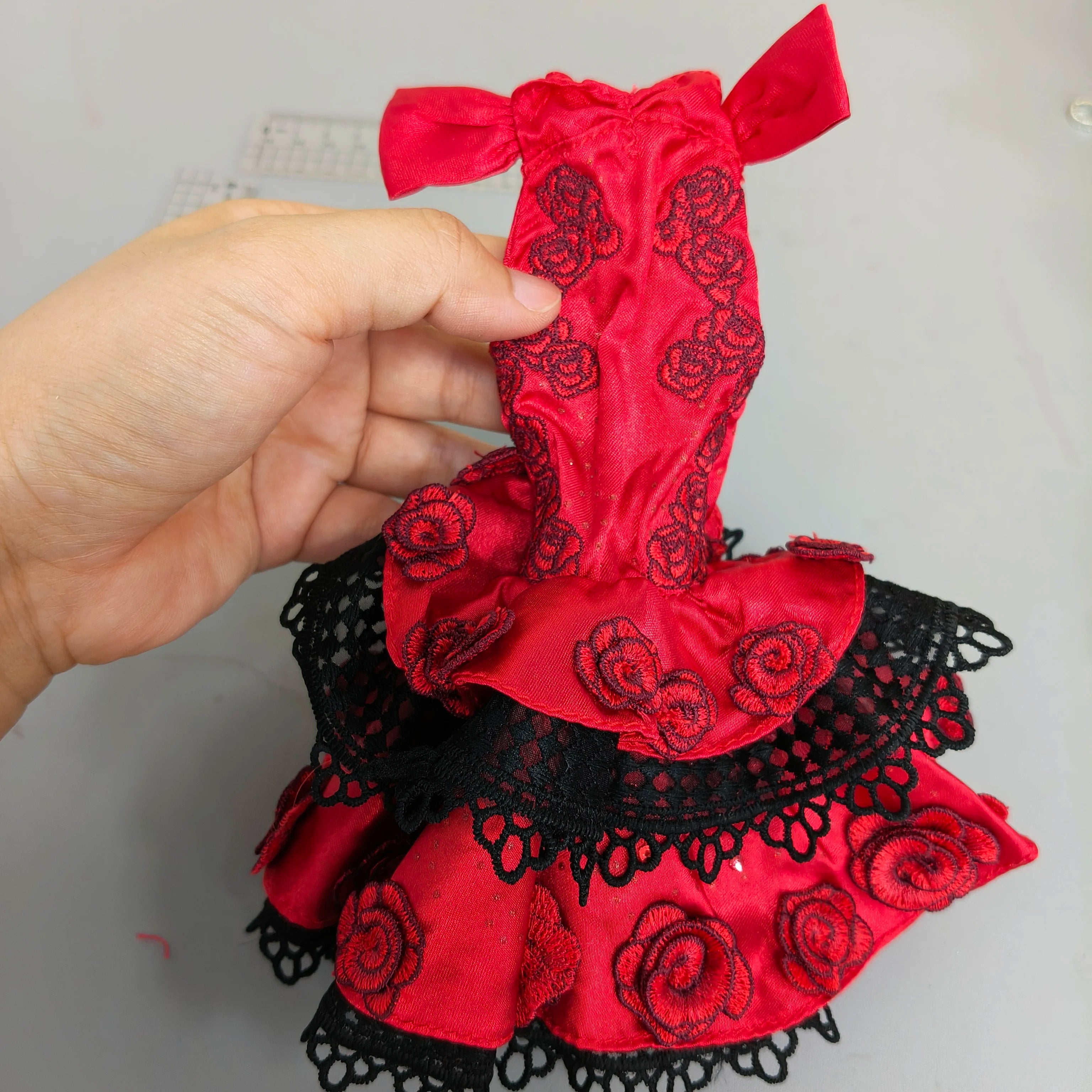 6 points doll clothes ob22 baby clothes rainbow big sister Lijia small cloth 30cm long legs cat dress 2