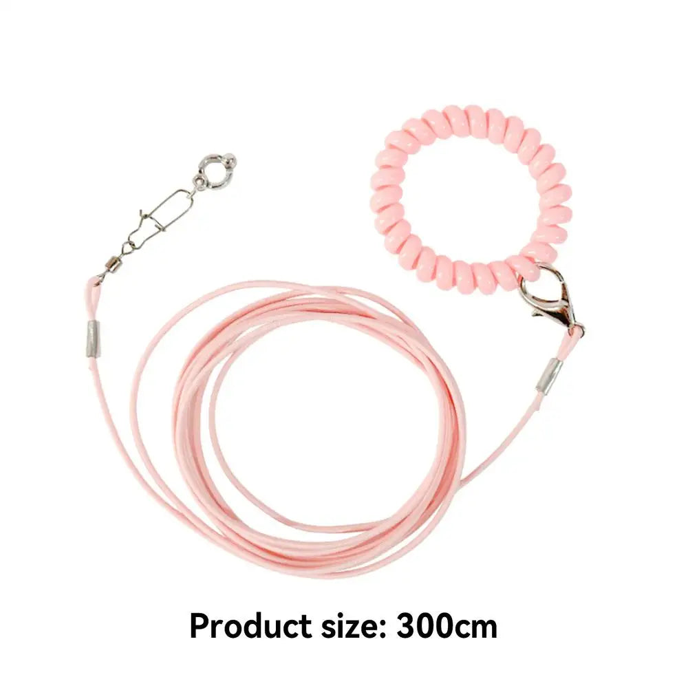 Bird Flying Training Rope Lightweight Pet Parrot Rope For Outdoor Flying Biting-Resistant Bird Training Toy With Ankle Foot Ring