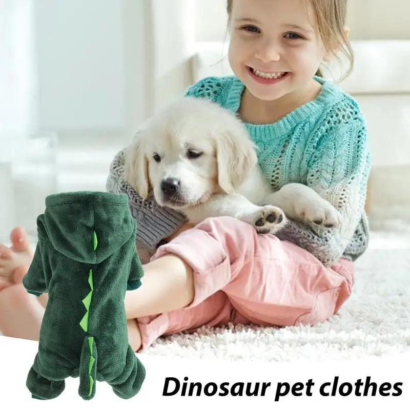 Dinosaur Cat And Dog Hoodies Cat Dog Dinosaur Hoodies Breathable Christmas Halloween Dog Costume For Small Puppy Dog Cat