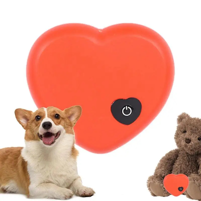Puppy Heartbeat Soothing Hug Toy Dog Heating Plush Doll Pet Comfortable Behavioral Training Play Aid Tool Anxiety Relief Sleep