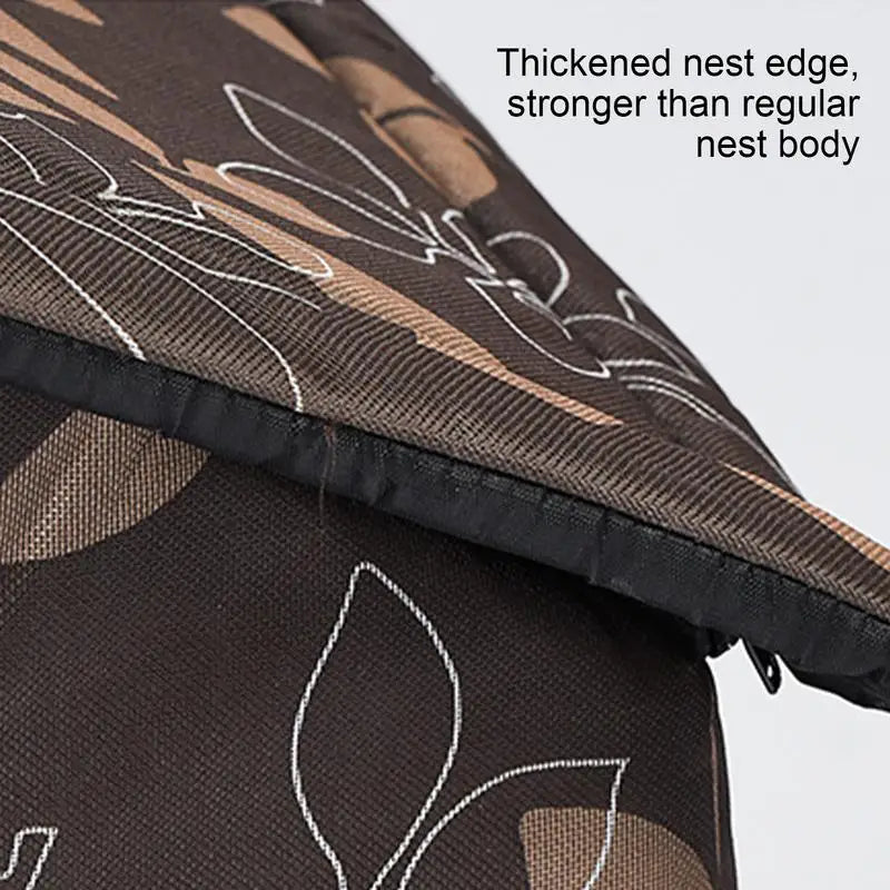 Pet House Outdoor Stray Cat Shelter Oxford Cloth Waterproof Cat Bed Deep Sleep House Stray Dog Winter Garden Puppy Kitten Cave