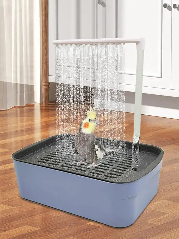 Automatic Pet Bird Bath USB Electric Large Bird Bathtub Shower Multipurpose Bird Bathtub Parrot Bathtub For Parakeet Cleaning