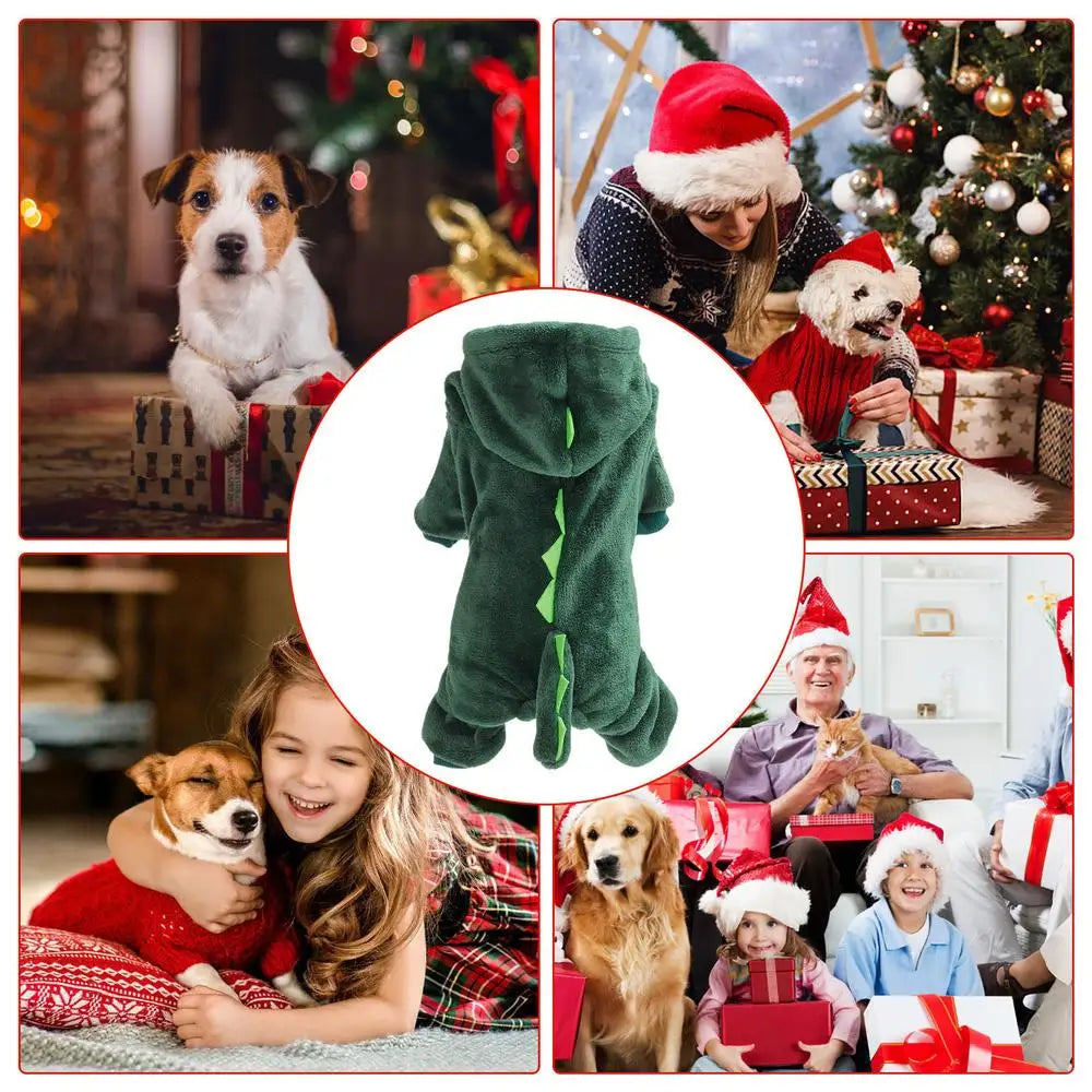 Dinosaur Cat And Dog Hoodies Cat Dog Dinosaur Hoodies Breathable Christmas Halloween Dog Costume For Small Puppy Dog Cat