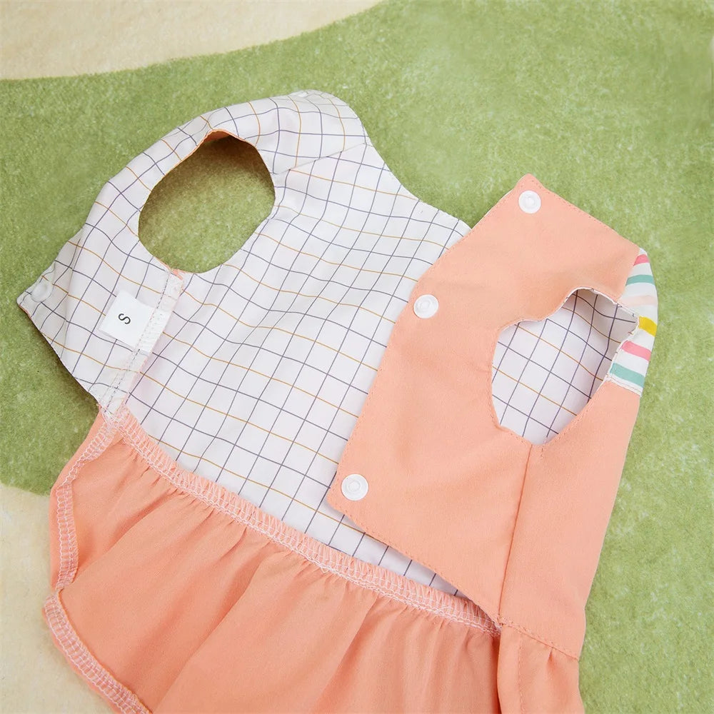 Spring Clothing for Small Dogs Summer Dog Dress Striped Puppy Princess Skirt Cute Dog Cat Dress Pet Dog Costume Apparel