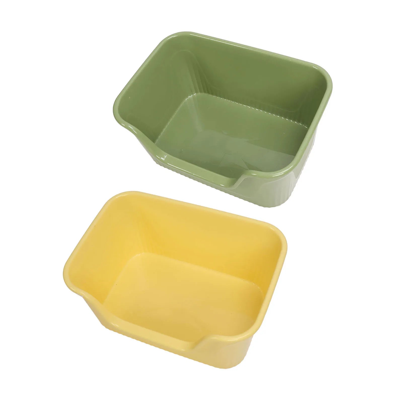 Large Cat Litter Box High Sides Anti Splashing Easy to Clean Simple Look Open Cat Litter Box for Large Cats Large Cat Litter Box
