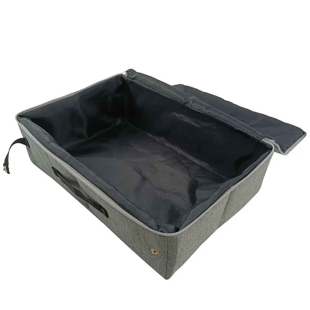Collapsible Travel Cat Litter Box Portable Collapsible Cat Litter Box Travel Litter Box For Kitties Oxford Cloth  PP Board