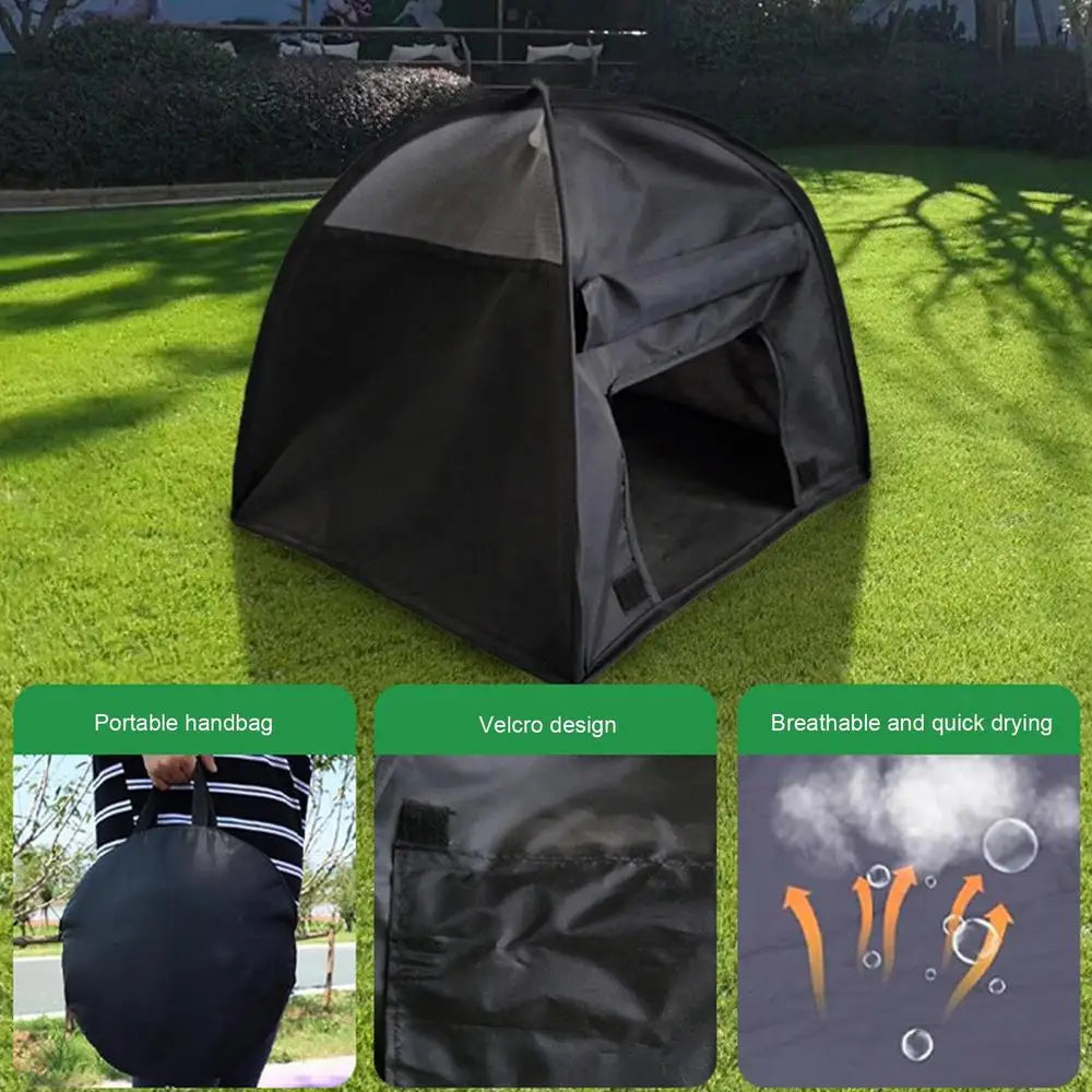 Dog Sun Protection Tent Foldable Cat Tent House Breathable Outdoor Pet House For Comfortable Space Effectively Blocks UV Rays