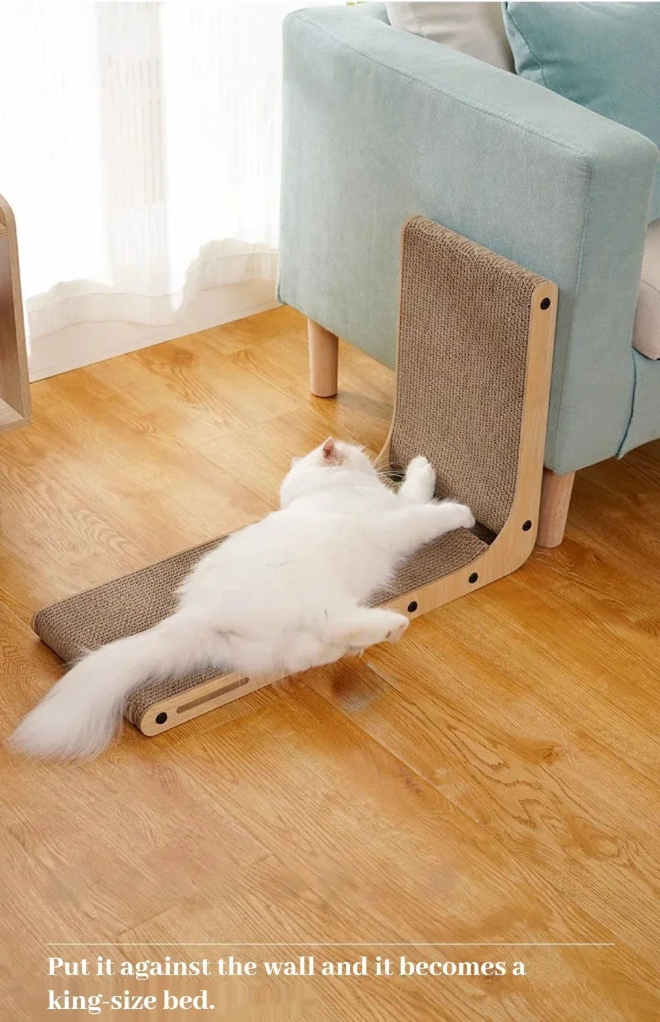 Cat Toys Interactive Board Cat Toys Wooden Wear-resistant and Scratch-resistant Post Cat Furniture Training Grinding Claw Toys