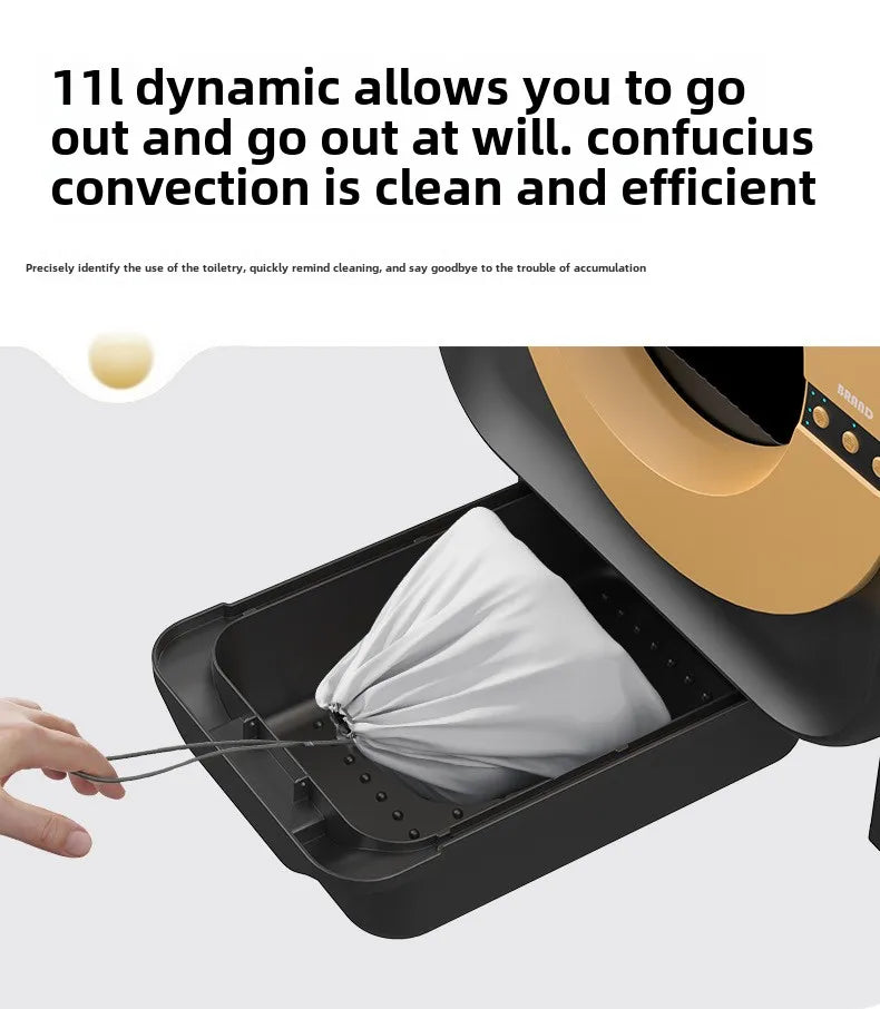 Pet Intelligent Cat Litter Box, Cat Toilet, Electric Cat Litter Box, Large Size, Automatic Feces Shovel, Anti Splash