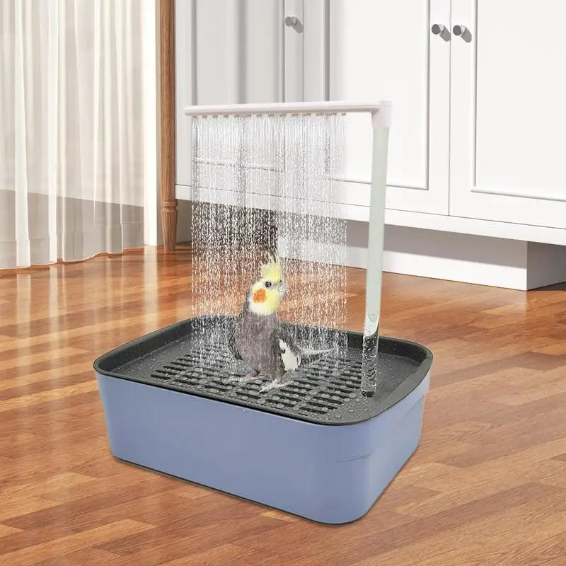 Automatic Pet Bird Bath USB Electric Large Bird Bathtub Shower Multipurpose Bird Bathtub Parrot Bathtub For Parakeet Cleaning
