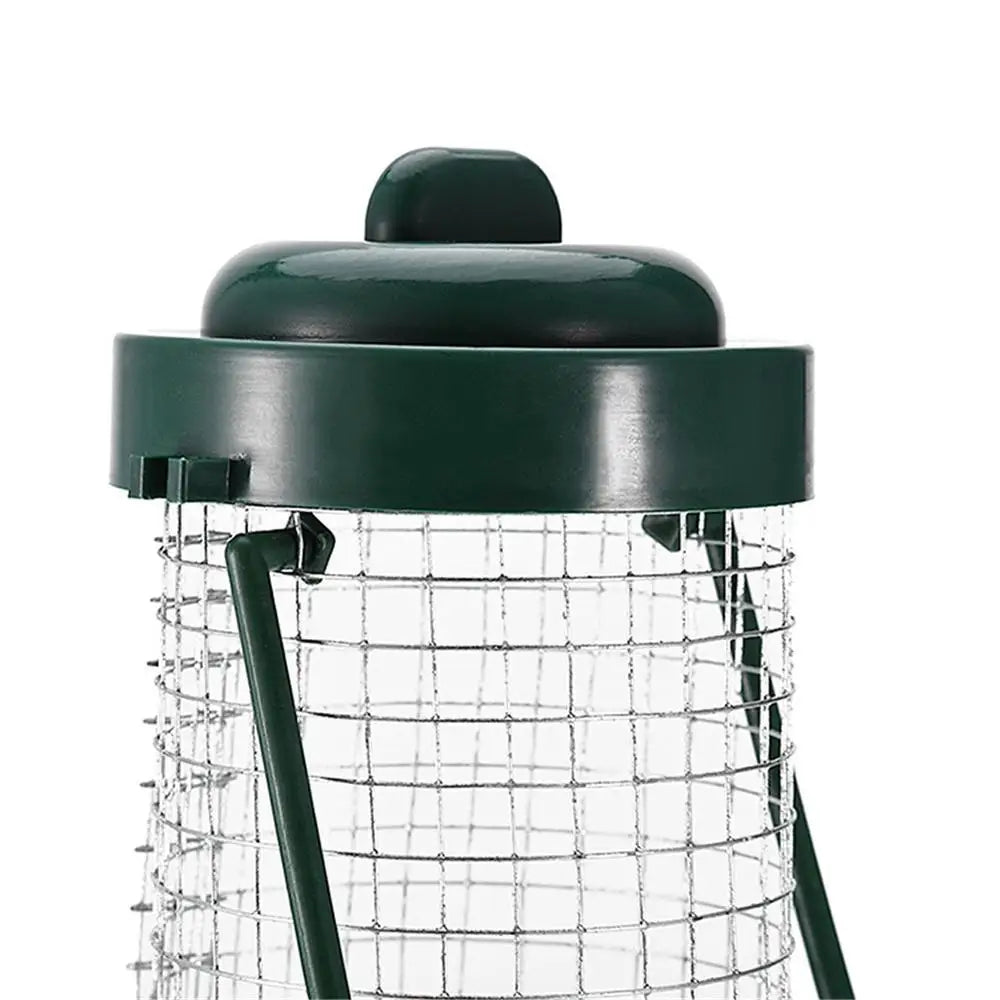 Bird Feeder Standing Dumplings Grease Ball Rack Holder Outdoor Food Dispenser for Tit Small Wild Birds Windproof Rainproof