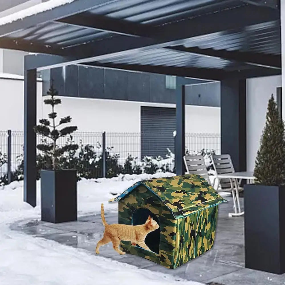 L/M/S Sizes Outdoor Pet House Waterproof Thickened Cat Nest Tent Puppy Pet House Cat Nest Foldable Dogs Bed Pet Carriers