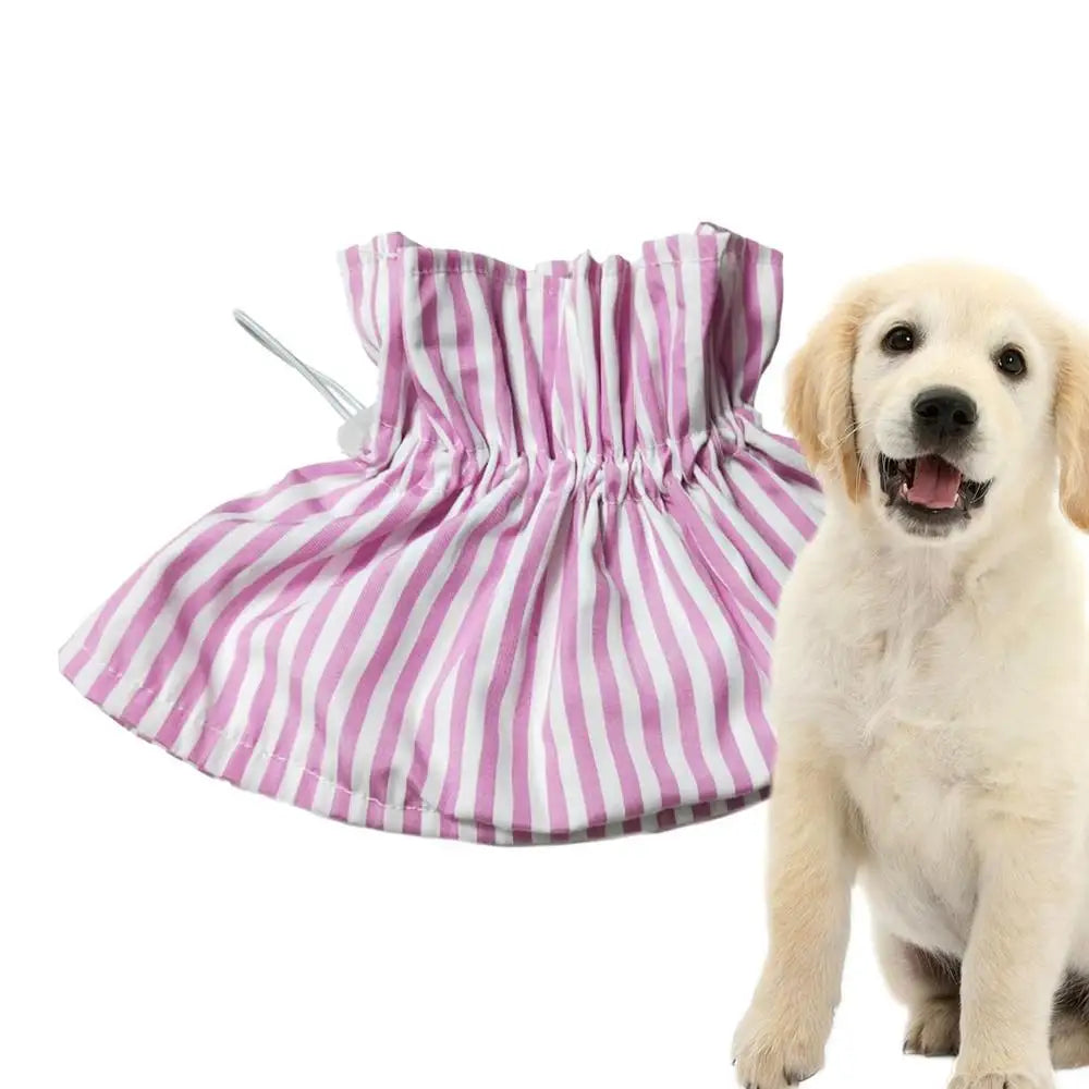 Soft Collar For Cats Polyester Soft Recovery Elizabethan Collar Drawstring Design Comfortable Protective Collar Adjustable Pet