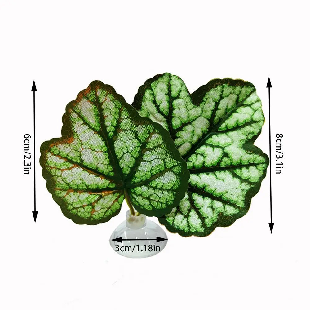 Betta Fish Leaf Hammock Fish Tank Accessories Betta Fish Leaf Bed Pad Plant Leaf Pad Fish Spawning Grounds Breeding Resting Bed