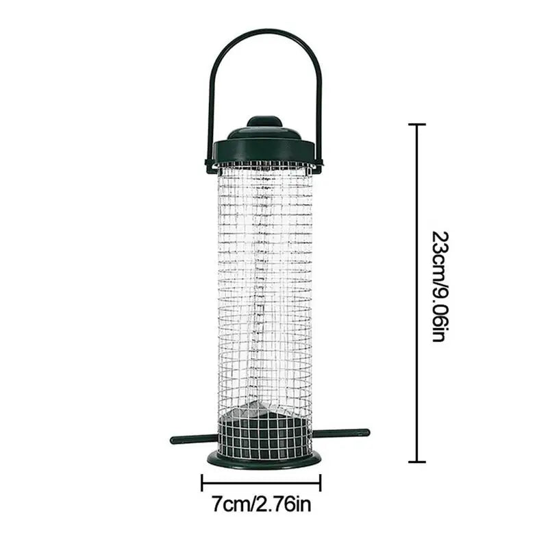 Bird Feeder Standing Dumplings Grease Ball Rack Holder Outdoor Food Dispenser for Tit Small Wild Birds Windproof Rainproof
