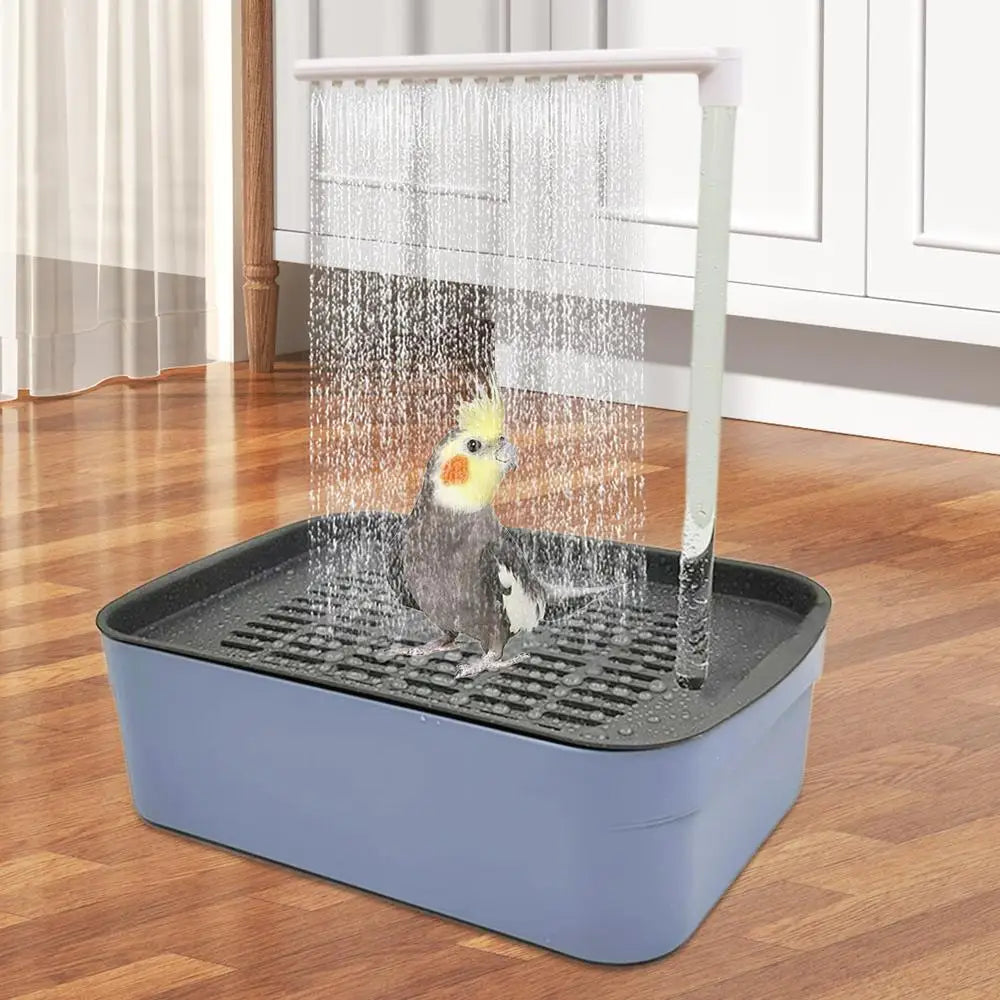 Automatic Pet Bird Bath USB Electric Large Bird Bathtub Shower Multipurpose Bird Bathtub Parrot Bathtub For Parakeet Cleaning