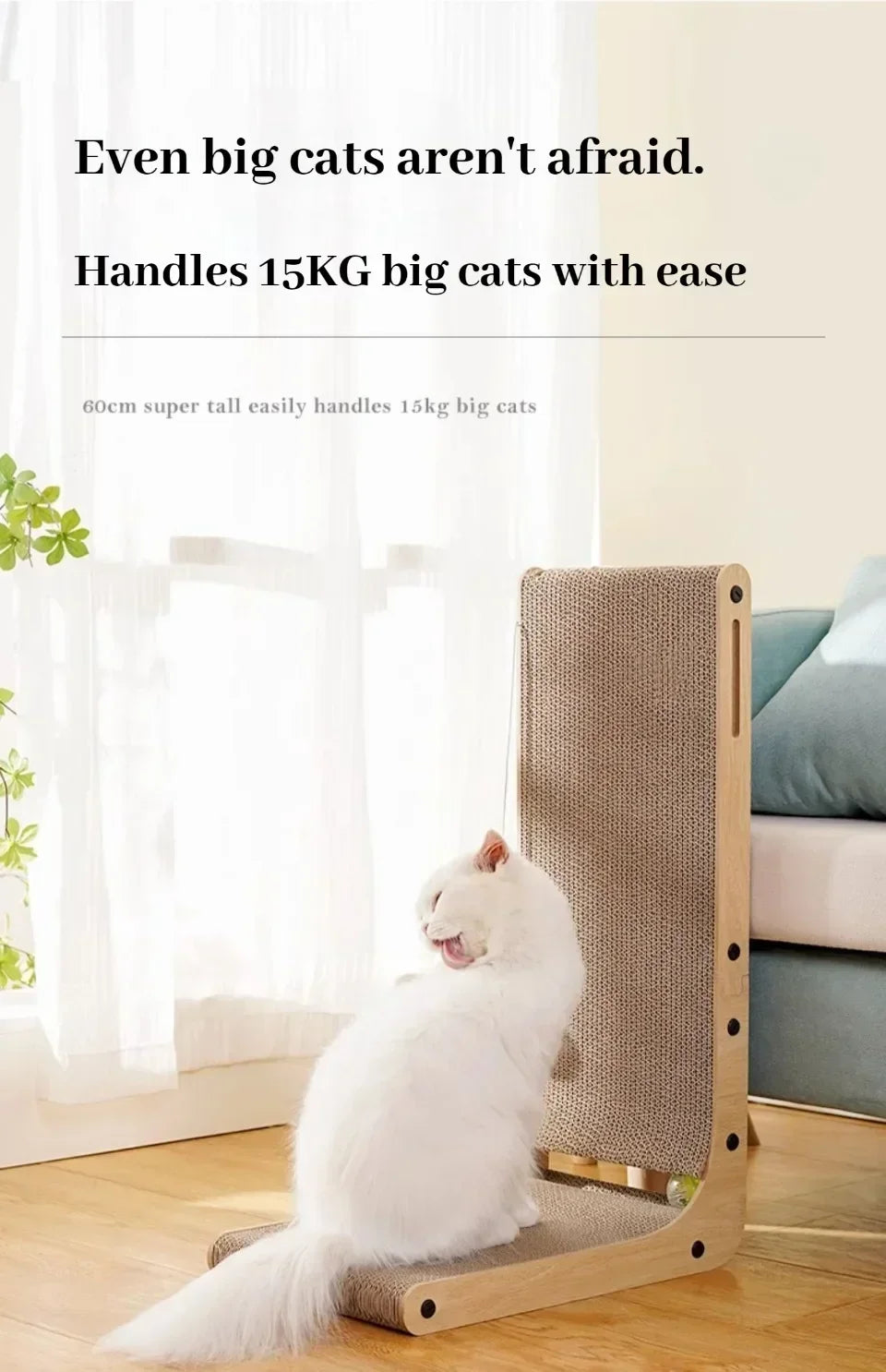 Cat Toys Interactive Board Cat Toys Wooden Wear-resistant and Scratch-resistant Post Cat Furniture Training Grinding Claw Toys
