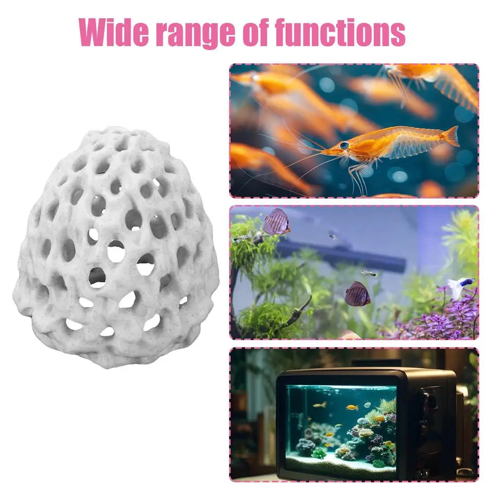 Shrimp Hides for Aquarium Hide Cave Aquarium Shrimp Fish Tank Hide Cave Stable Aquarium Hideouts Cave Aquatic Decoration