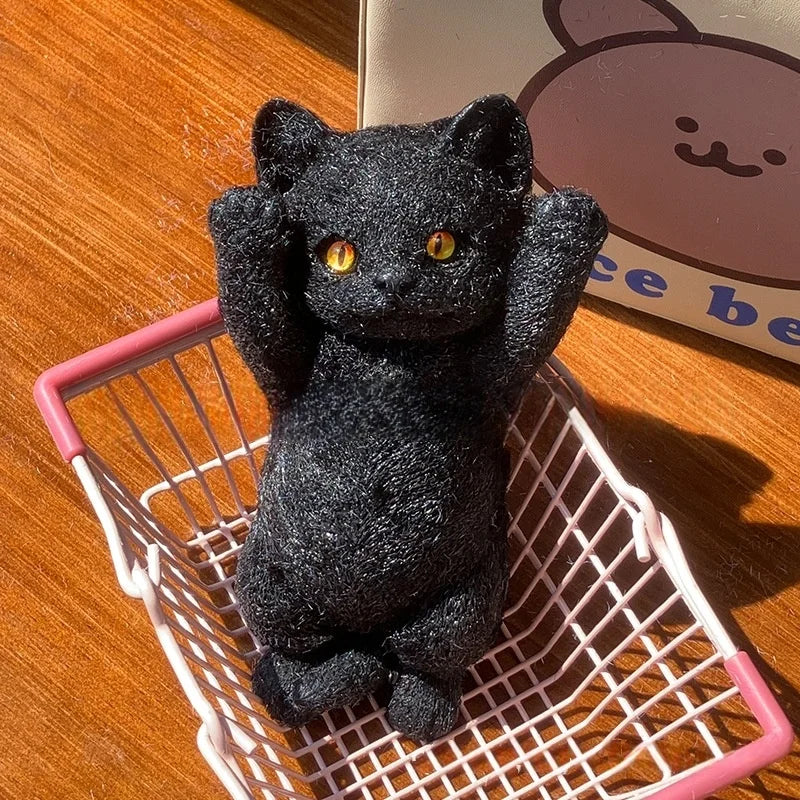 Cat toys cute cat toys stress-relieving cat toys soft toys in the shape of cats Cat toys for relieving fidgety and restless cats