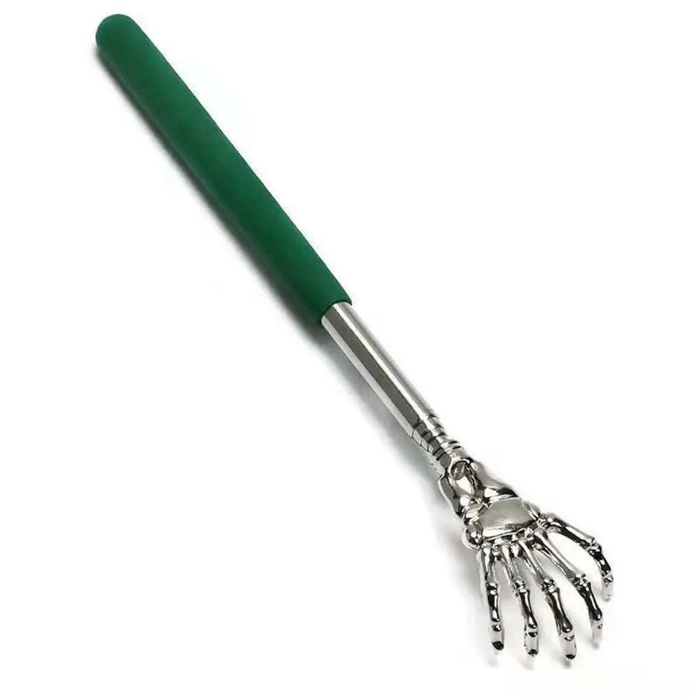 Telescopic Back Scratcher Stainless Steel Hand Shaped Extendable Back Scratchers Hand Massager Backslap Portable Travel Massage