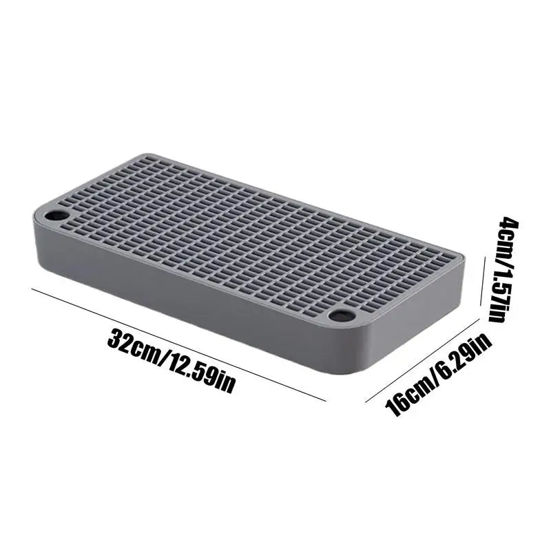 Footboard for Cats Litter Box Keep Room Tidy for Indoor Cats Easy Clean Accessory for Litter Pan Cat Litter Tray Pet Accessories