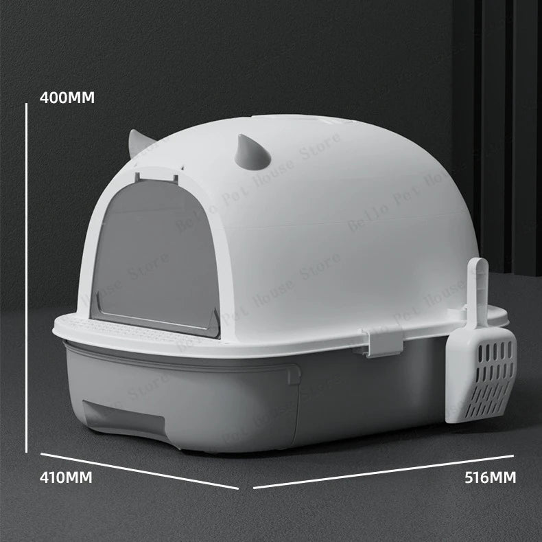 Extra Large Odor-proof Cat Litter Box Fully Enclosed Cat Toilet Foldable Storage Drawer-style Cat Litter Box Pet Supplies