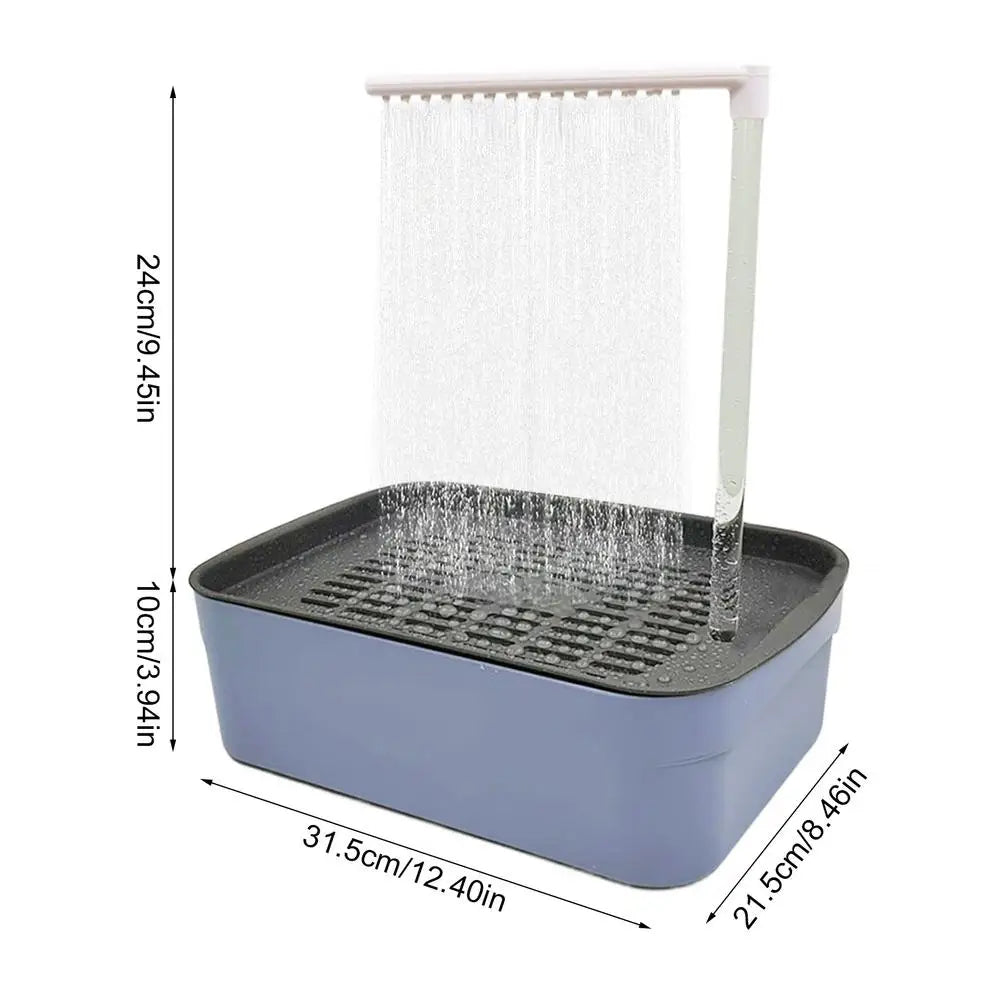 Automatic Pet Bird Bath USB Electric Large Bird Bathtub Shower Multipurpose Bird Bathtub Parrot Bathtub For Parakeet Cleaning
