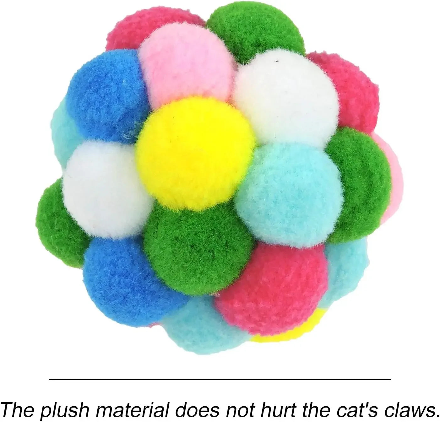Cat Toys Colorful Bell Toys Elastic Ball Cat Grab and Bite Toys Cat Toys Interactive  Pet Toys Pet Products Cat Toys Interactive