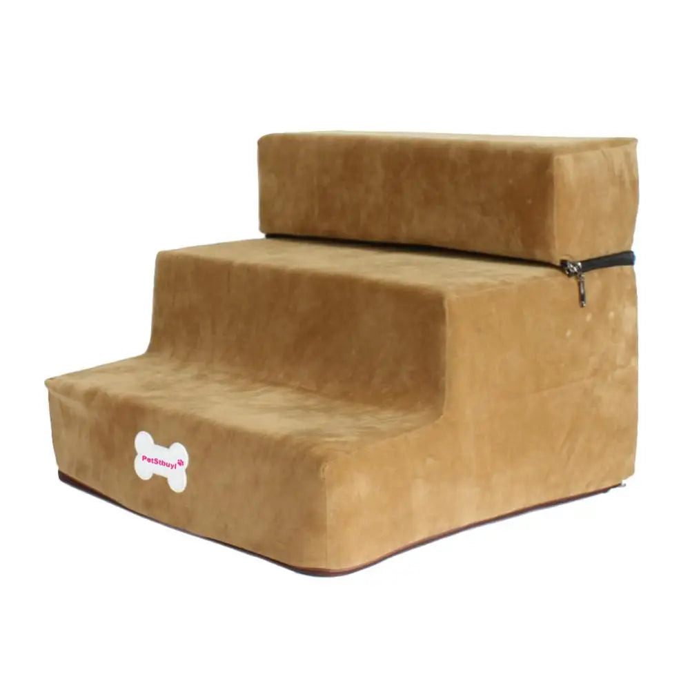 Hot Dog House Dog Stairs Pet 3 Steps Stairs For Small Dog Cat Pet Ramp Ladder Anti-slip Removable Dogs Bed Stairs Pet Supplies