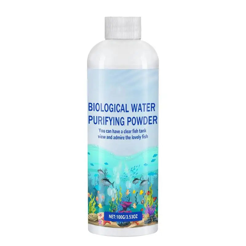 Aquarium Water Conditioner 100g Efficient Solution Fish Tank Cleaner Aquarium Cleaner Rapid Cleaning Solution For Crystal Clear