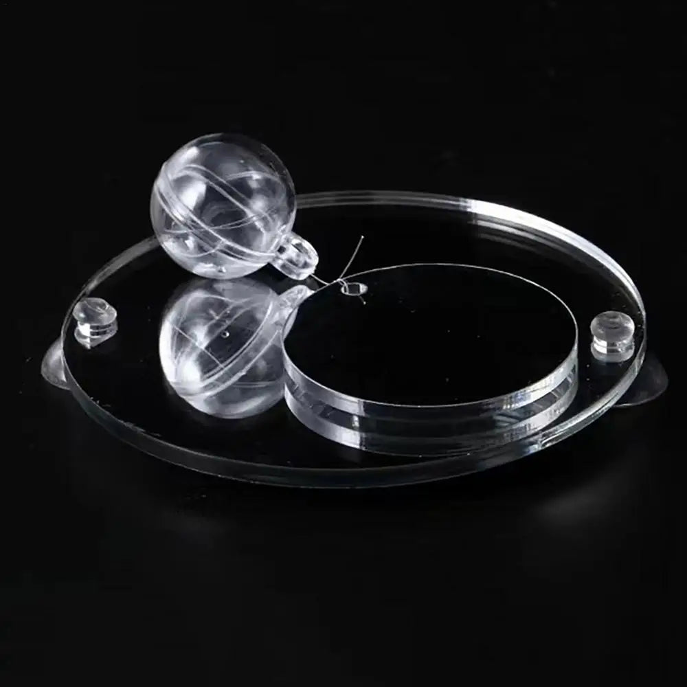 Floating Betta Exercise Mirror Double-sided Adhesive Aquarium Fish Mirror Mirror For Betta Fish Exercise For Home Living Room
