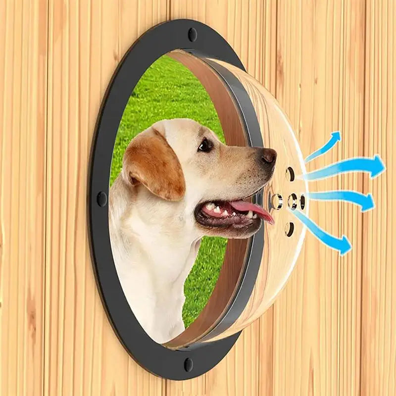 Acrylic Dome Window Porthole Window Pet Acrylic Clear Dome View With Air Holes Peek Window Playground Doggie Fence Window