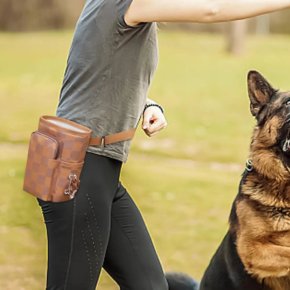 Magnetic buckle dog treat training pouch Waist Pouch Dog Accessories For Dog Outdoor Training Snack Training Obedience Bag