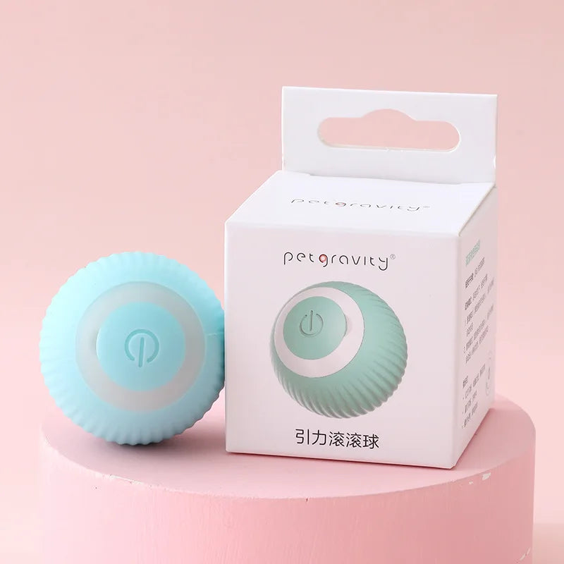 Smart Cat Toys Automatic Rolling Ball Interactive For Cats Training Self-moving Kitten Toys Electric Cat Toys Pet Accessories