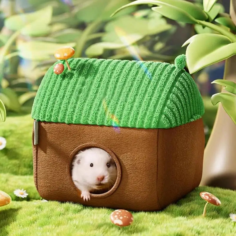 Hammock Warm Bed Small Animal Tube Cage House Small Animal Tube Cage House Hamster Warm Bed Guinea Tunnel House Double Sided