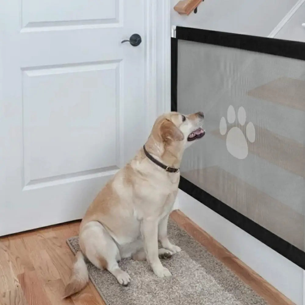 New Baby Safety Fence Pet Barrier Fences Portable Folding Breathable Mesh Dog Gate Pet Separation Guard Dogs Isolated Fence