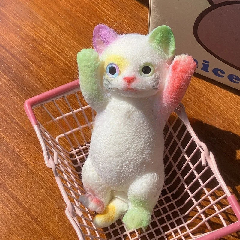 Cat toys cute cat toys stress-relieving cat toys soft toys in the shape of cats Cat toys for relieving fidgety and restless cats