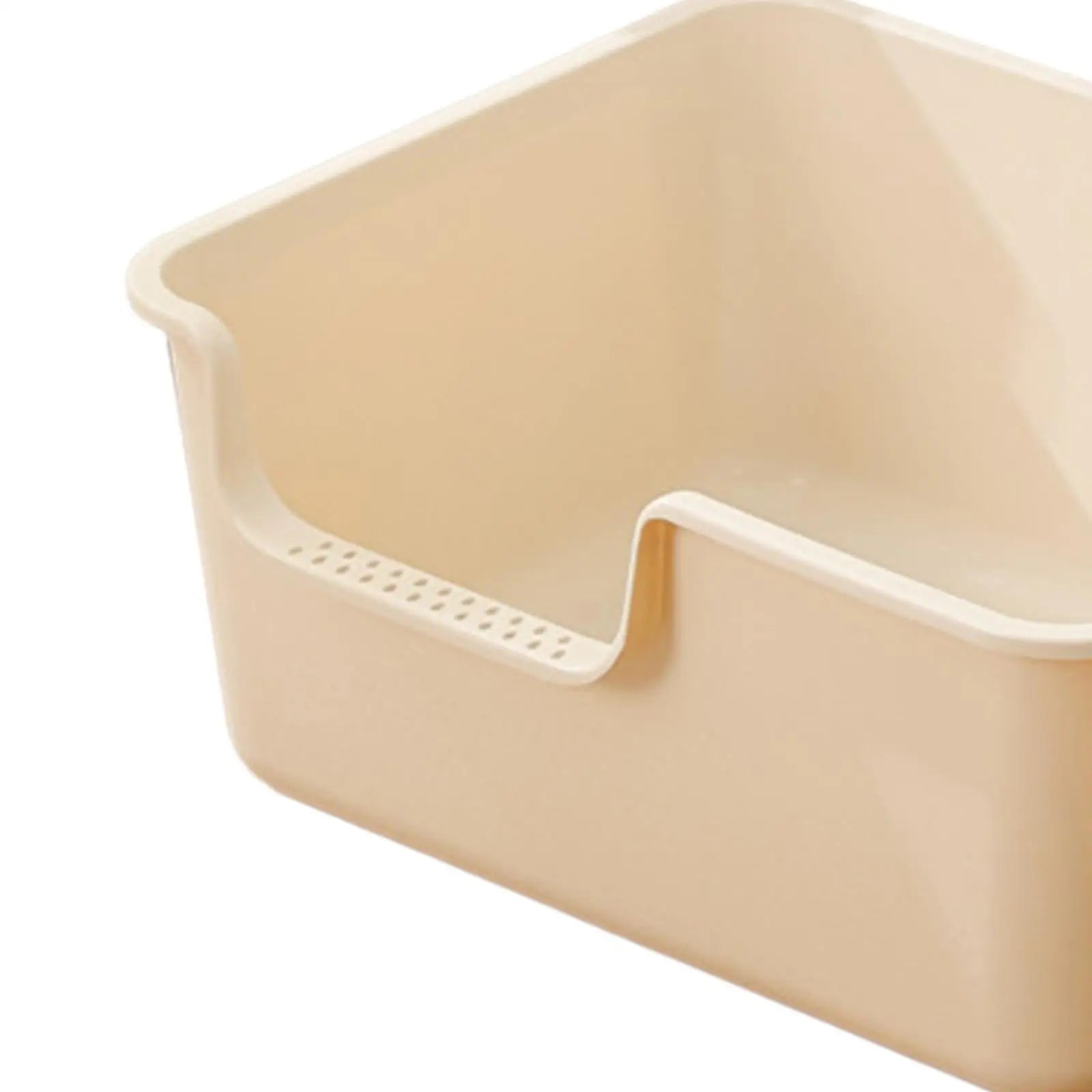 Semi Enclosed Cat Litter Box with High Side Large Capacity Anti-Splashing Kitten Toilet Tray Cat Litter Basin Pet Supplies