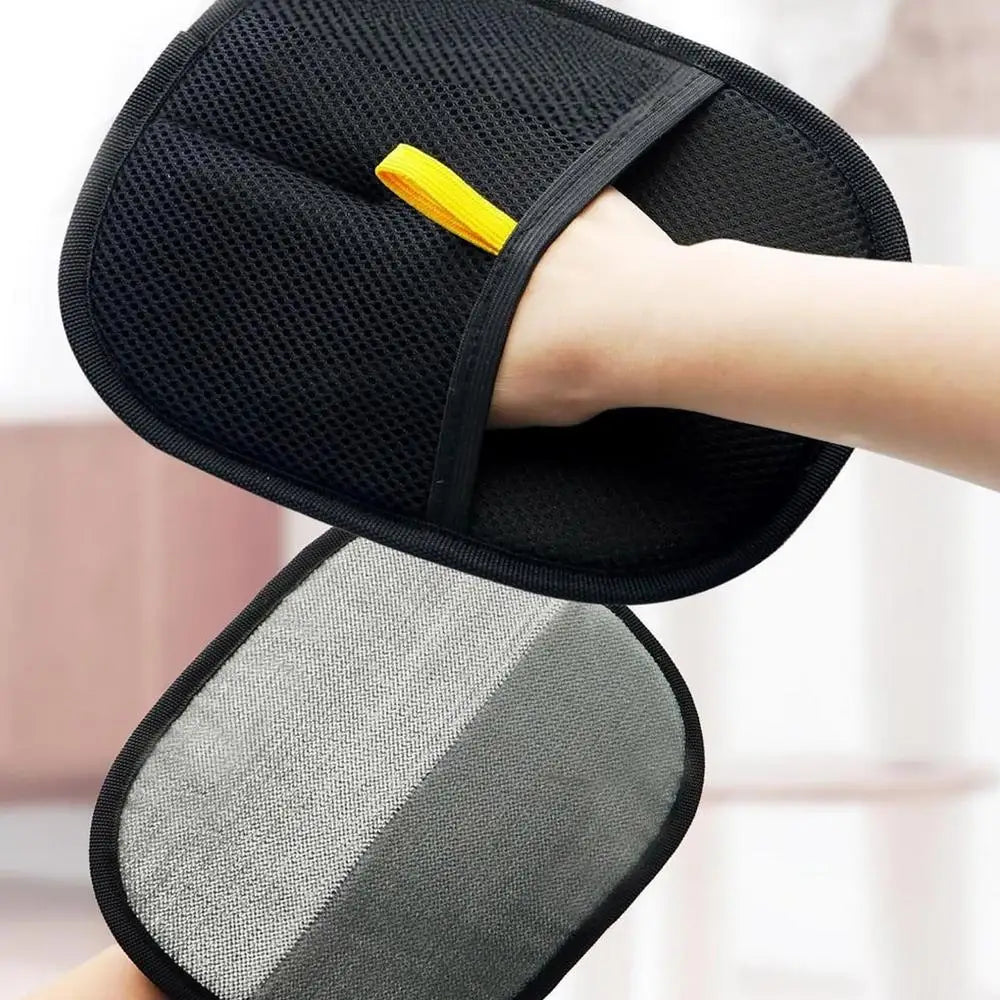 Pet Grooming Gloves Static Dedusting Brush Double Sided Pet Hair Remover Mitt Deshedding Brush Glove Removing Dog Cat Hair