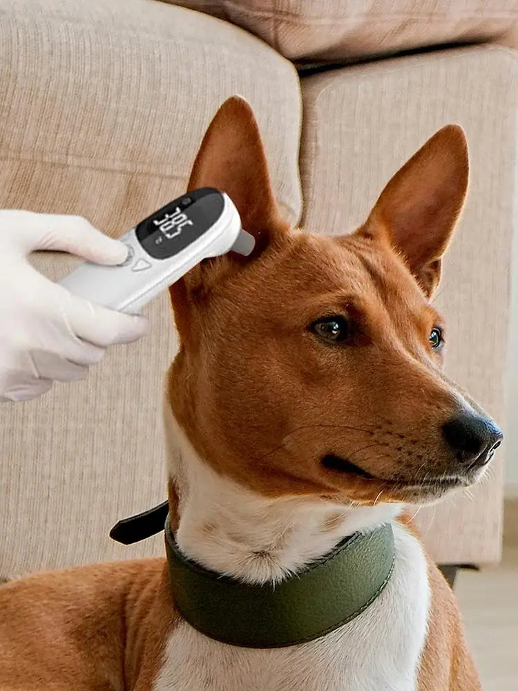 Pet Dog Cat Ear Digital Thermometers Pet Thermometers Animal Measuring Non-Contact Electronic Highly Accurate Pet Supplies