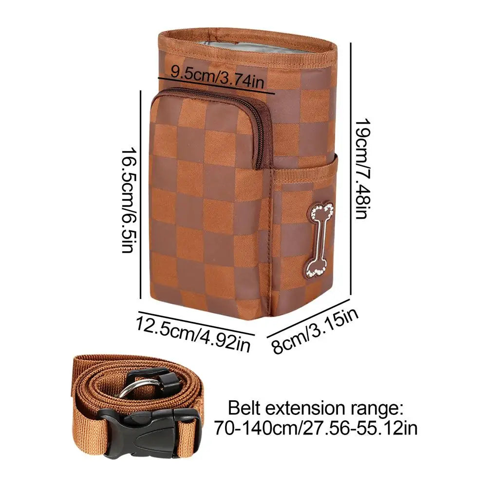 Magnetic buckle dog treat training pouch Waist Pouch Dog Accessories For Dog Outdoor Training Snack Training Obedience Bag