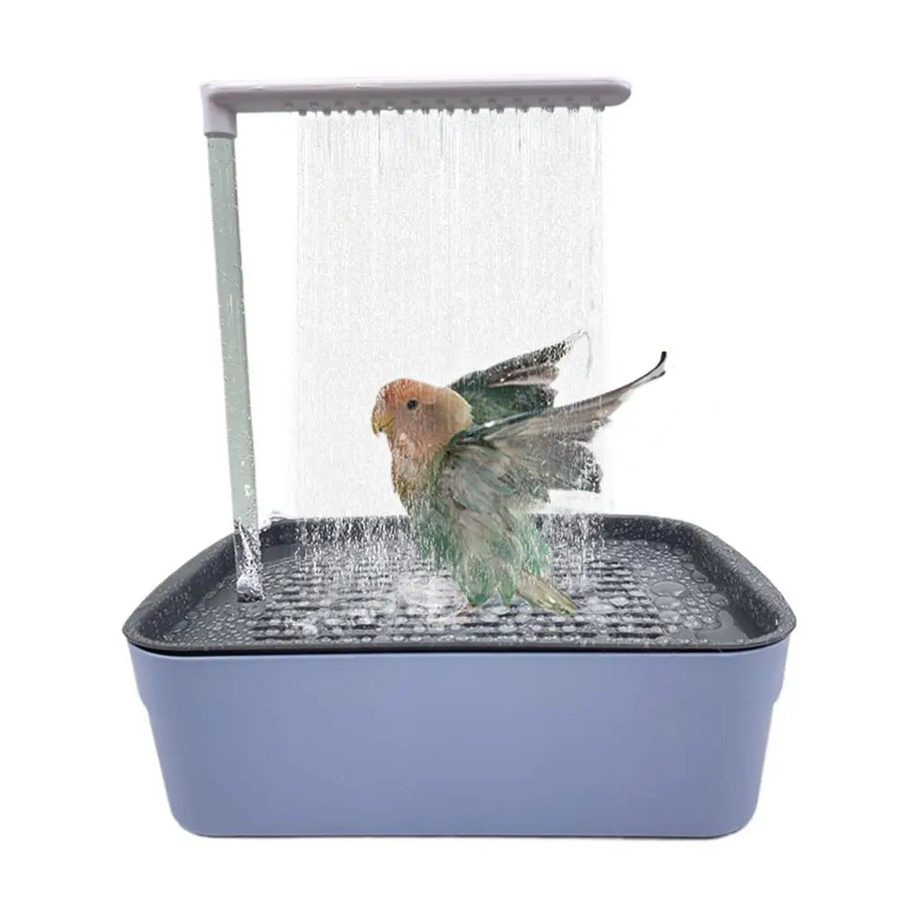 Automatic Pet Bird Bath USB Electric Large Bird Bathtub Shower Multipurpose Bird Bathtub Parrot Bathtub For Parakeet Cleaning