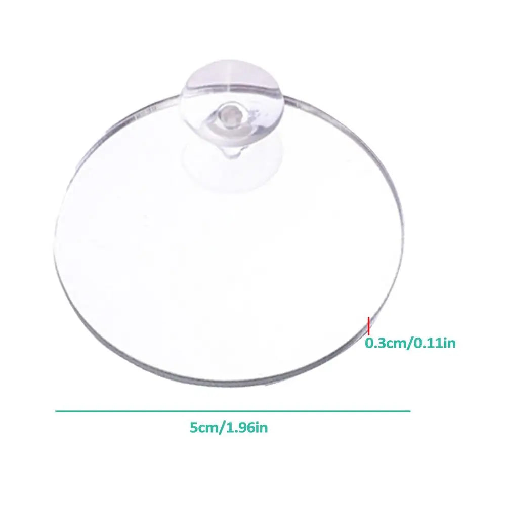 Floating Betta Exercise Mirror Double-sided Adhesive Aquarium Fish Mirror Mirror For Betta Fish Exercise For Home Living Room