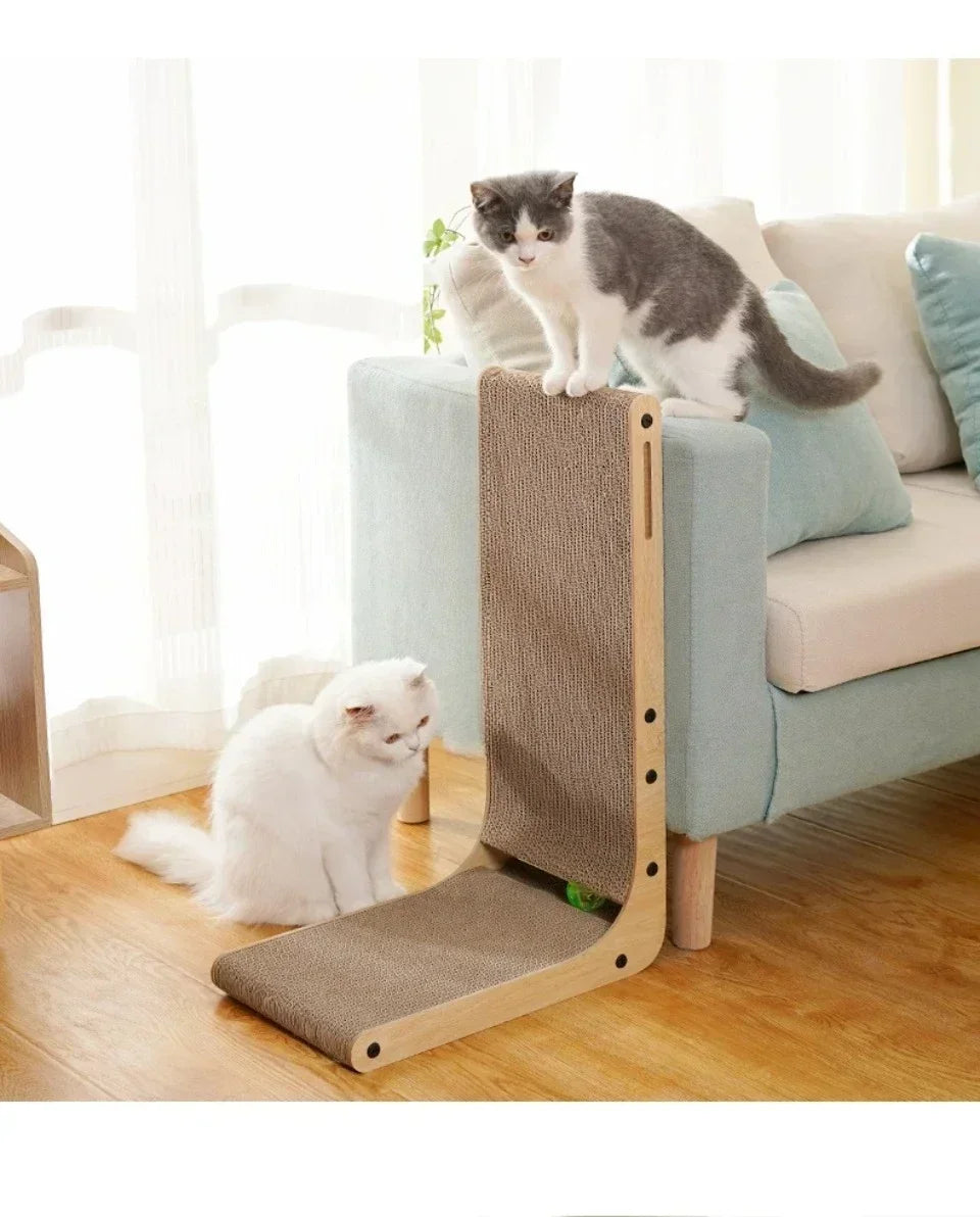 Cat Toys Interactive Board Cat Toys Wooden Wear-resistant and Scratch-resistant Post Cat Furniture Training Grinding Claw Toys
